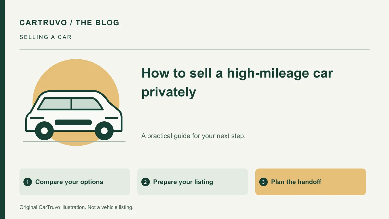 CarTruvo illustrated guide: How to sell a high-mileage car privately